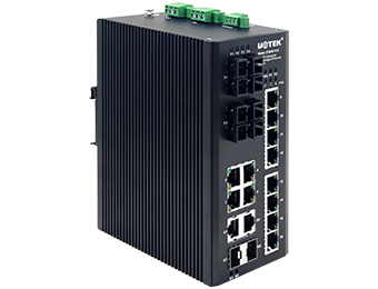 16+2G光電復用POE以太網交換機-UT-6218-2GSFP-4SMSC-POE